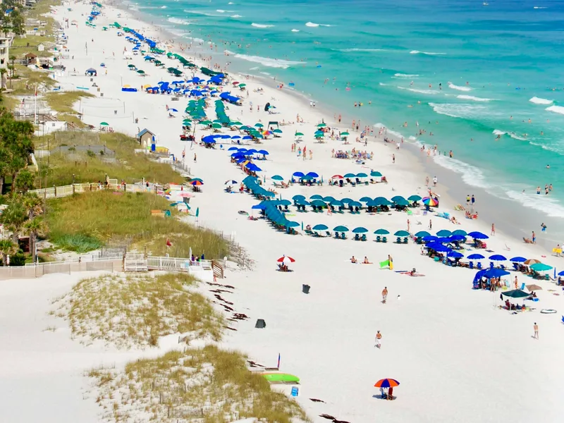Plage de Floride en pleine journée